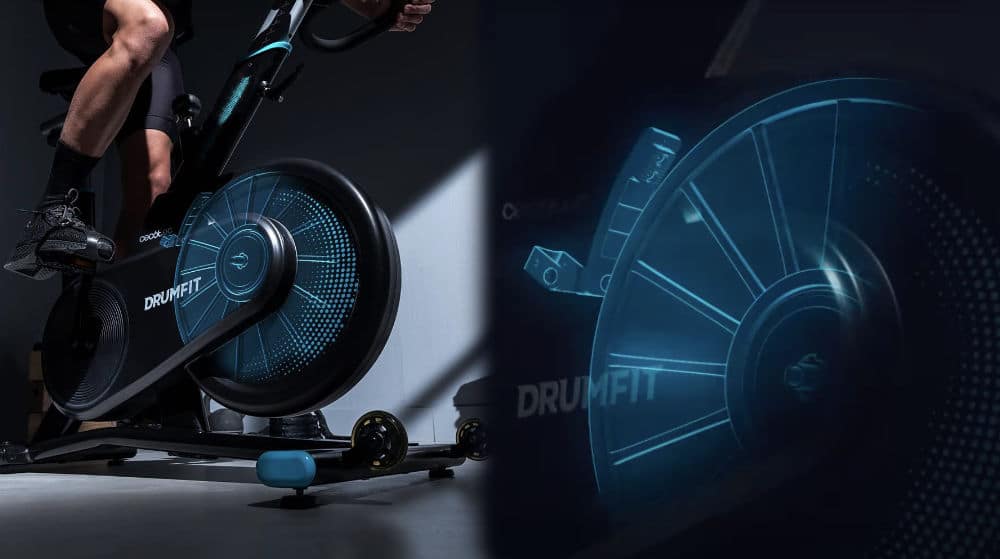 Cecotec bicicleta de spinning drumfit indoor 7000 magno volante de inercia