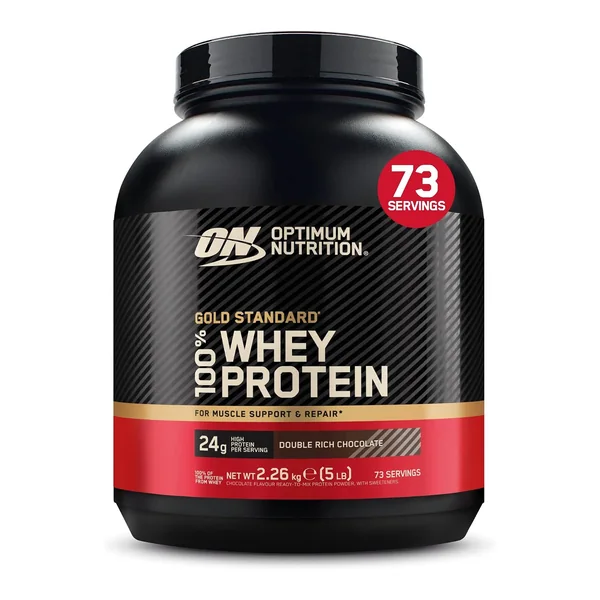 Optimum Nutrition Gold Standard 100% Whey, Double Rich Chocolate, 2,26 kg