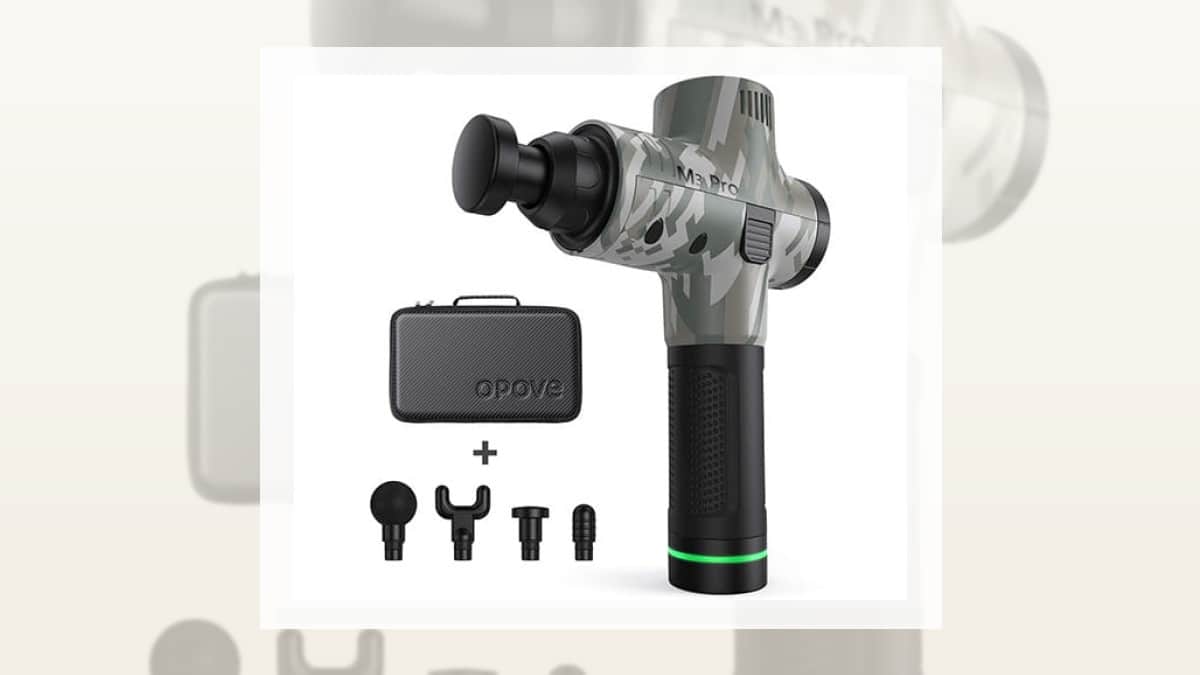 OPOVE M3 Pro: análisis de pistola de masaje robusta